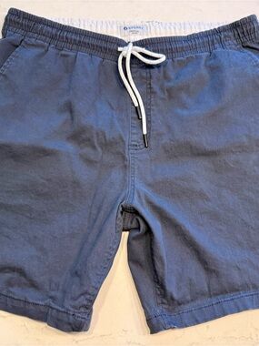 Sperry Men's Navy Drawstring Shorts - Medium
